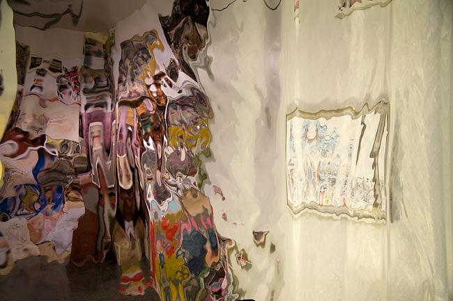 Slipping Glimpser and Sloppy Gagster Installation View, detail
