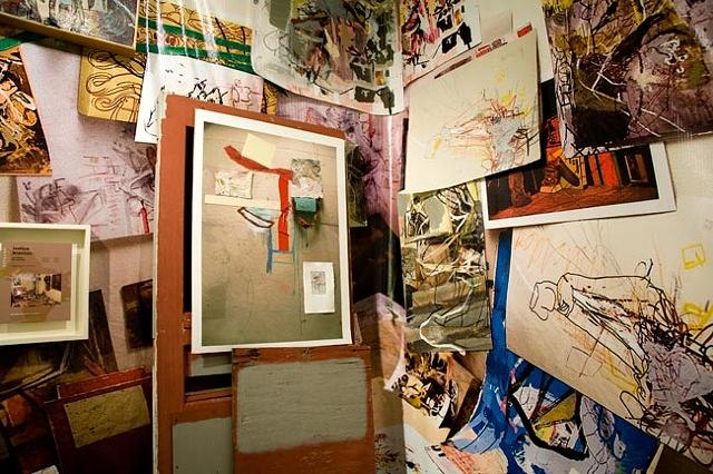 Slipping Glimpser and Sloppy Gagster Installation View, detail