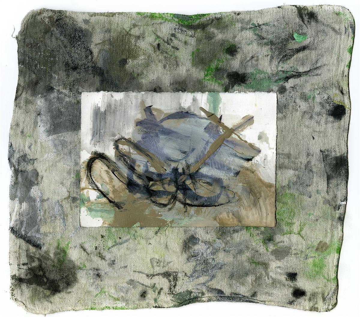 Rag Mat No.01 (Crossed Paths)